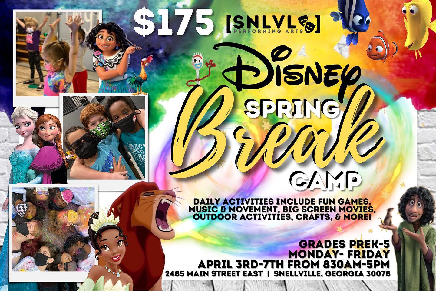 snellville performing arts spring break camp Ready Set