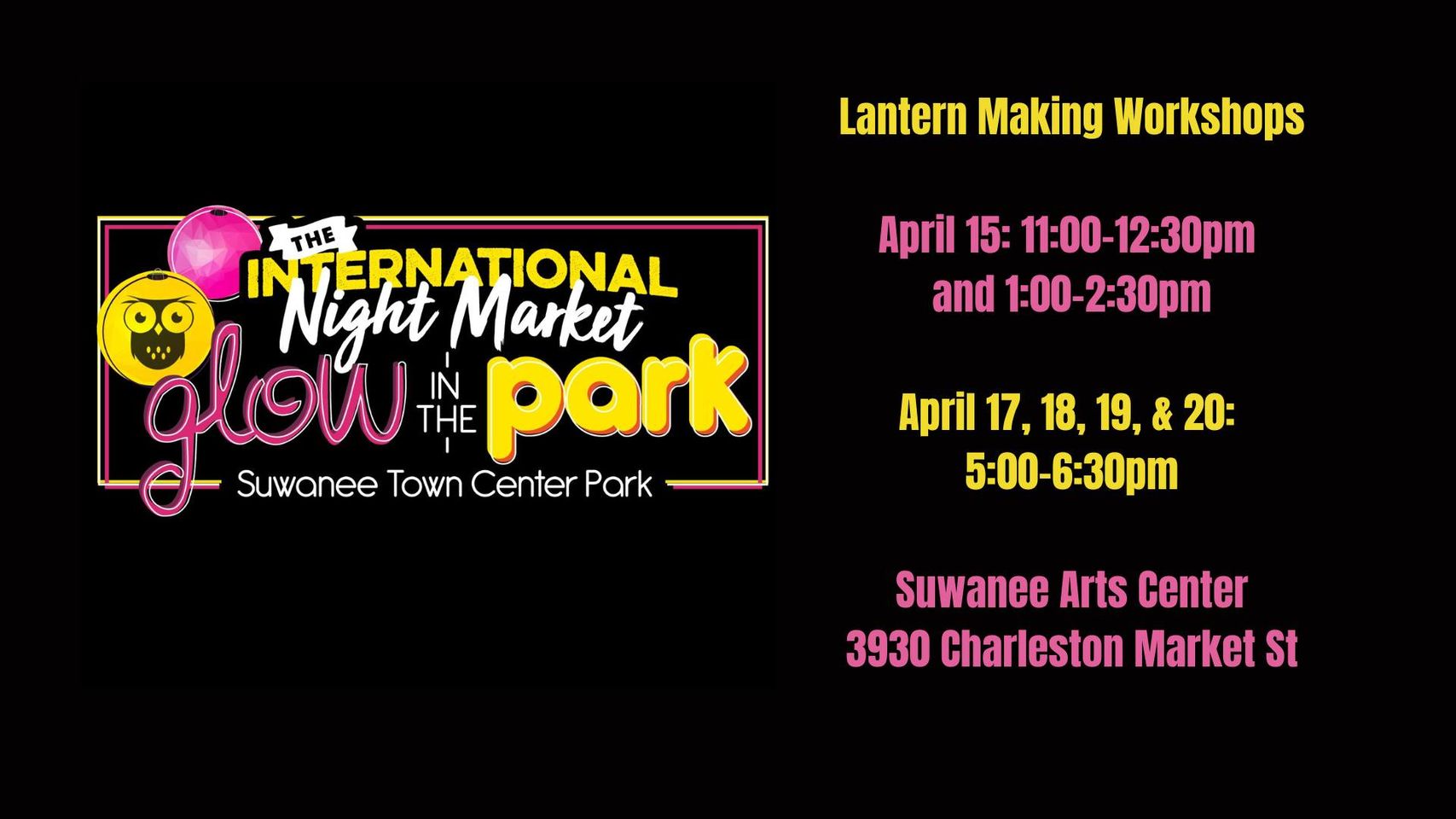 Glow in the Park Lantern (Suwanee) Ready Set