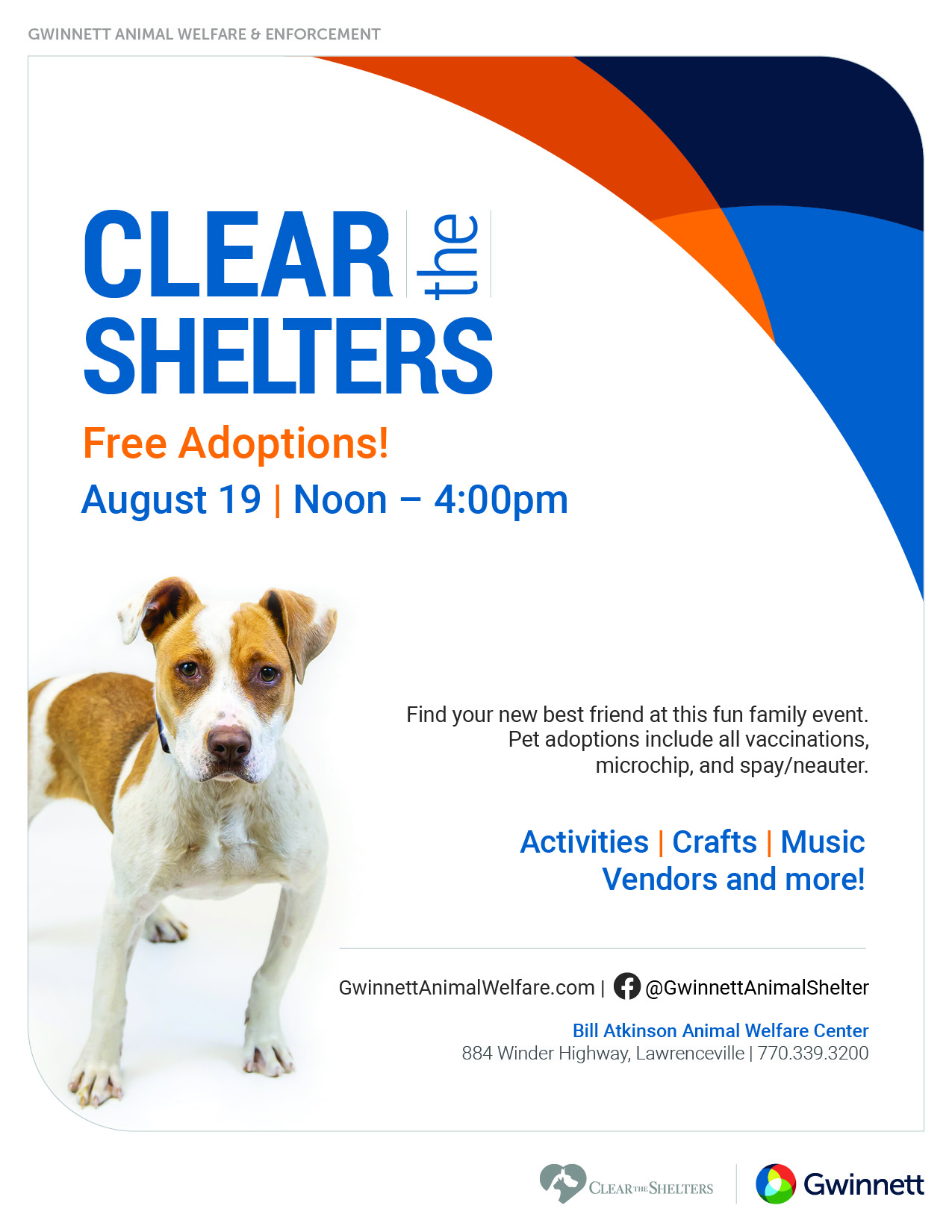 Clear The Shelters 2024 Dates Bambi Caitrin