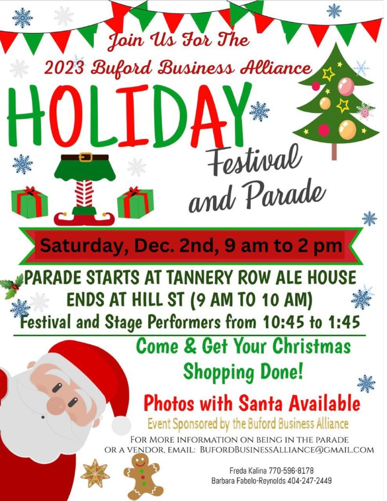 Buford Holiday Festival and Parade Ready Set