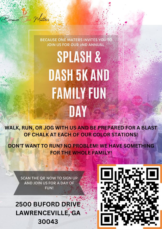 Splash Dash 5K & Family Fun Day