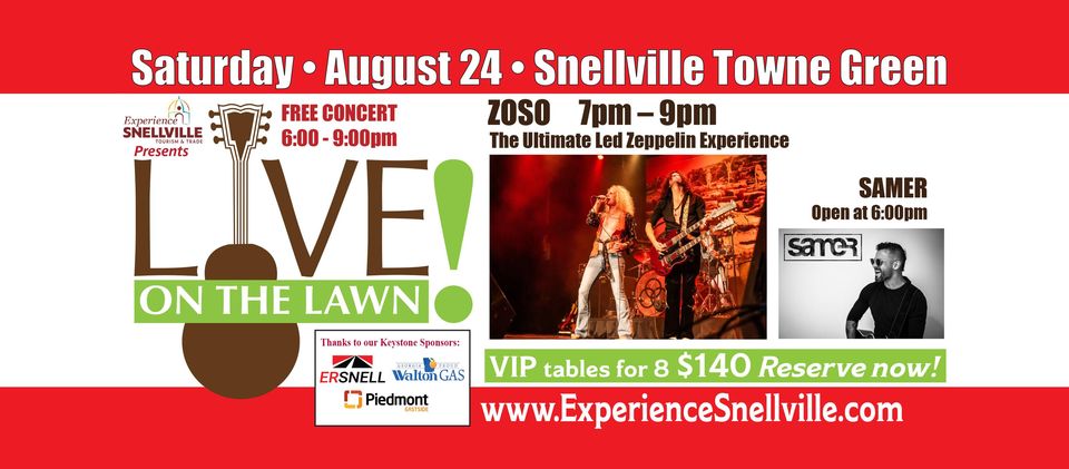 Snellville Summer Concert Series featuring ZOSO, the Ultimate Led Zeppelin Experience