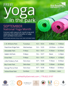 yoga in the park