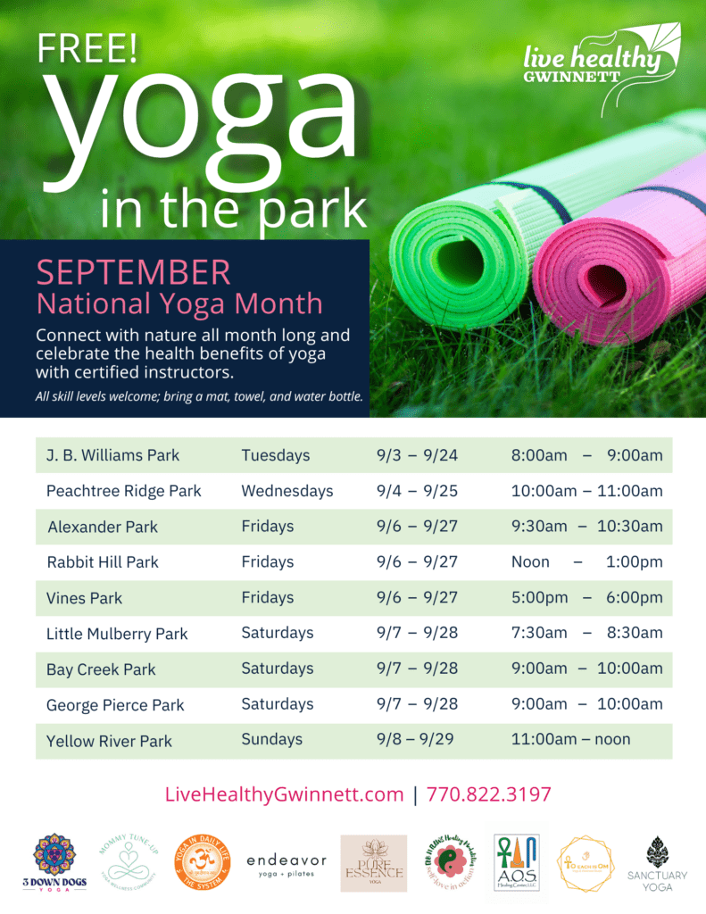 yoga in the park