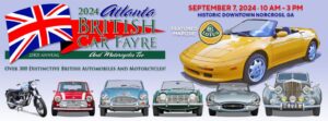 2024 atlanta british car fayre