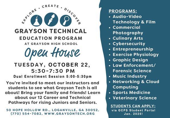 grayson techincal open house